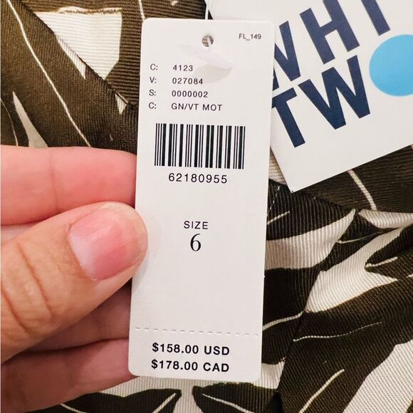 Anthropologie Whit Two Cropped Wide-Leg Pants Women's Sz. 6 NWT 100% Tencel - Picture 11 of 15